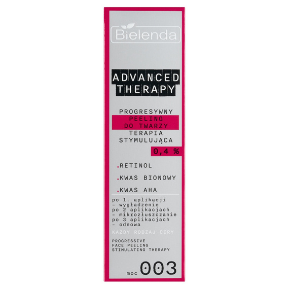 Bielenda Advanced Therapy Progressives Gesichtspeeling, stimulierende Therapie 30 ml