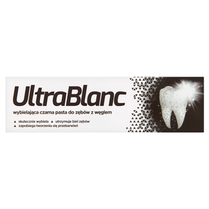 UltraBlanc Whitening schwarze Mizellenpaste mit Enzym und Aktivkohle 75 ml