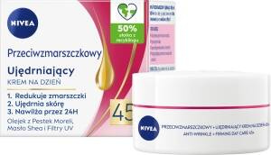 Nivea Przeciwzmarszczkowy + Ujędrniający Krem na dzień 45+ 50 ml