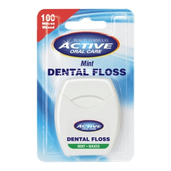 BEAUTY FORMULAS Active Oral Care Nić dentystyczna 100 m