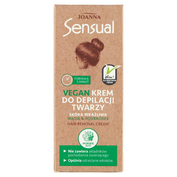 Joanna Sensual Vegan Krem do depilacji twarzy 20 g