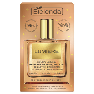 Bielenda Lumiere Multifunktionales Trockenpflegeöl mit Goldpartikeln 50 ml