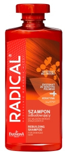 RADICAL Szampon odbudowujący do włosów bardzo zniszczonych 400ml