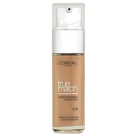 L'Oréal Paris True Match Foundation perfectly matching 6.n Honey 30ml