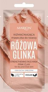 Marion, Wzmacniająca maseczka do twarzy, Różowa Glinka, 8 ml