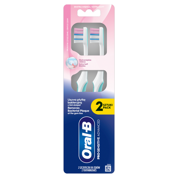 ORAL-B PRO-SENSI ADVANCED Zahnbürste – Entfernt Plaque – Extraweiche Borsten