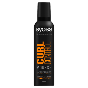 Syoss Curl Control Starkes Anti-Frizz-Mousse für lockiges Haar 250 ml