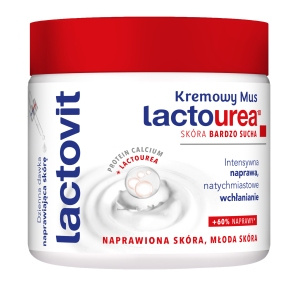Lactovit LactoUrea Reparing Kremowy Mus do ciała skóra bardzo sucha 400 ml