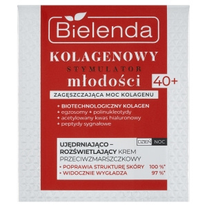 Bielenda Collagen Jugendstimulator 40+ Straffende und leuchtende Tages- und Nachtcreme 50 ml