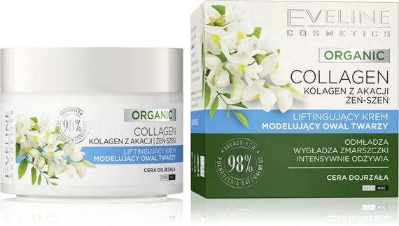 Bio-Lifting-Creme, die das Gesichtsoval modelliert