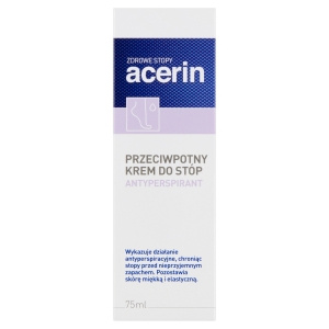 Acerin Antiperspirant Foot Cream 75 ml