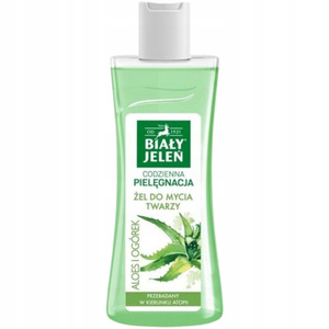 Biały Jeleń Żel do mycia twarzy aloes i ogórek 265 ml