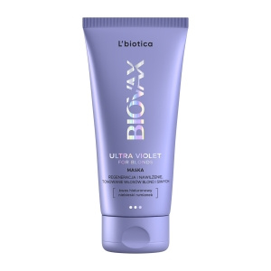 Biovax Ultra Violet Intensiv regenerierende Tönungsmaske für blondes und graues Haar 150 ml