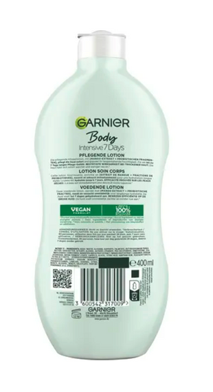 Garnier Body Intensive 7 Days Mleczko do Ciała 400 ml