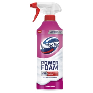 Domestos Power Foam Floral Fresh Foam Cleaner Toilet & Bathroom 435 ml