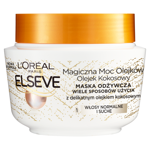 L'Oreal Paris Elseve Magiczna moc olejków Maska odżywcza olejek kokosowy 300 ml