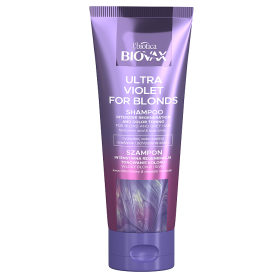 Biovax Ultra Violet Intensively regenerating toning shampoo for blonde and gray hair 200 ml