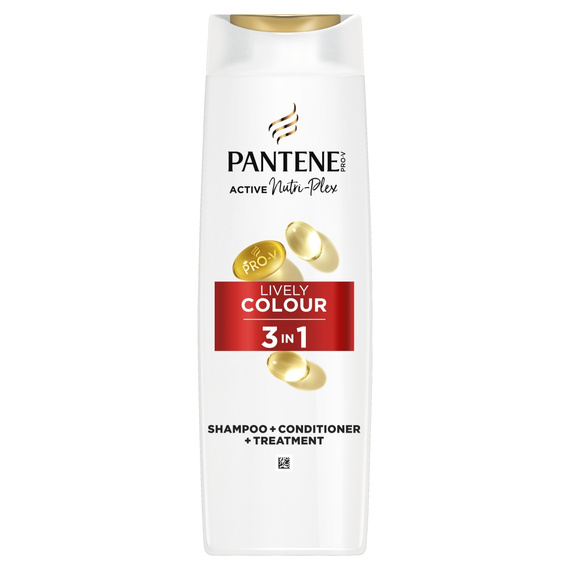 Pantene Pro-V Color Protect 3 in 1 Shampoo für gefärbtes Haar 325 ml. Aktiver Nutri-Plex
