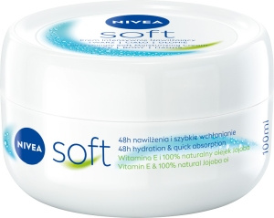 Nivea Soft Intensiv feuchtigkeitsspendende Creme für Körper, Hände und Gesicht 100 ml