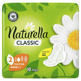 Naturella Classic Normal Camomile Pads with wings x10