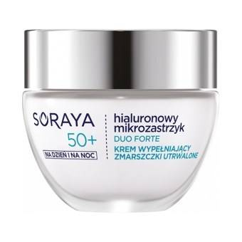 Soraya Hialuronowy Mikrozastrzyk DUO FORTE Krem wypełniający D/N 50+ 50 ml