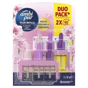 Ambi Pur 3Volution Refill for Flowers & Spring Electric Air Freshener 40 ml