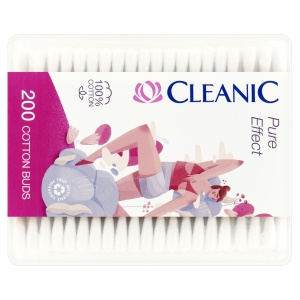 Cleanic Pure Effect Wattestäbchen 200 Stück