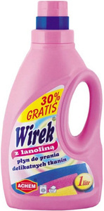 Wirek Płyn do prania delikatnych tkanin z lanoliną 1L