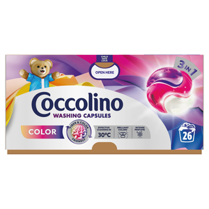 Coccolino 3-in-1-Kapseln zum Waschen bunter Textilien 449,8 g (26 Wäschen)