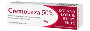 Cremobaza 50% Mocznika krem o właściwościach złuszczających eliminujących zrogowacenia 30g
