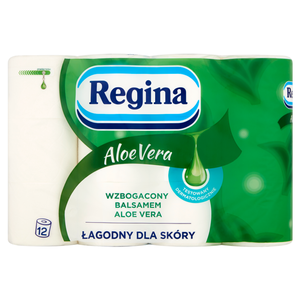 Regina Delicate Aloe erfrischendes Toilettenpapier 12 Rollen