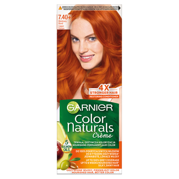 Garnier Color Naturals Crème Haarfärbemittel 7,40+ Kupferblond