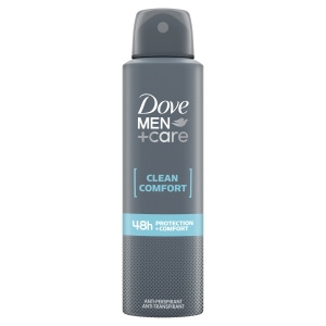 Dove Men+Care Clean Comfort Antiperspirant Aerosol 150 ml