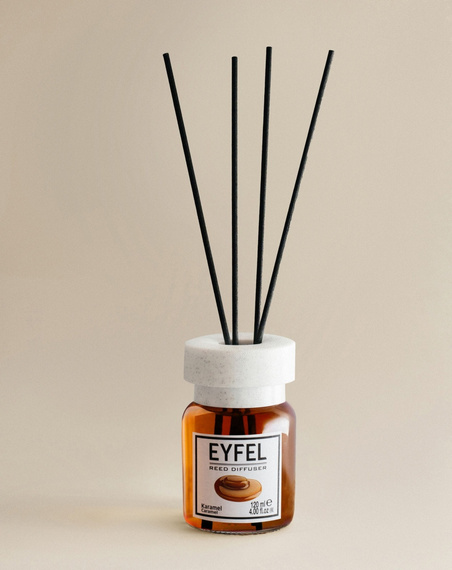 Eyfel-Zapach Domowy-pachnące patyczki Karmel 120 ml