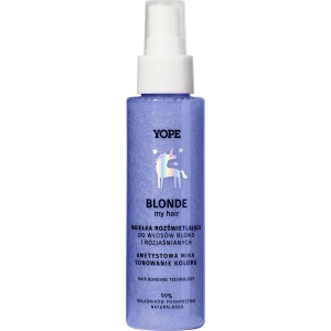 YOPE Naturalna rozświetlająca mgiełka do włosów blond 100ml