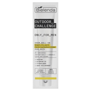 Bielenda Outdoor Challenge Feuchtigkeitsspendende und Anti-Falten-Augencreme zum Aufrollen, 15 ml