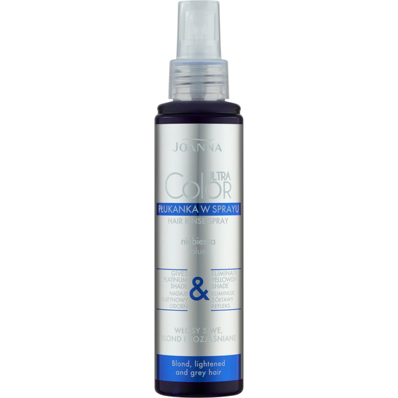 Joanna Ultra Color Spülung Spray Blau 150 ml - Neutralisierung gelber Reflexe