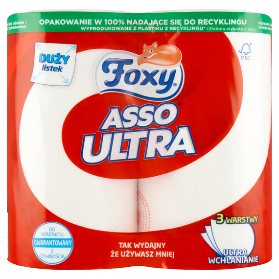 Foxy Asso Ultra Küchentuch 2 Rollen