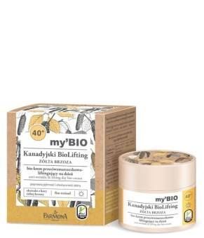 my'BIO Kanadyjski BioLifting 40+ ŻÓŁTA BRZOZA bio - krem przeciwzmarszczkowo - liftingujący na dzień, 50ml
