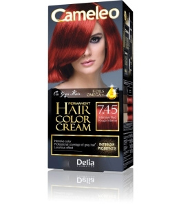 Farba do włosów CAMELEO OMEGA + 7.45 Intensywna Czerwień / Intesive Red