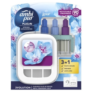 Ambi Pur 3Volution Elektryczny odświeżacz powietrza, zestaw startowy, Spring Awakening 20 ml