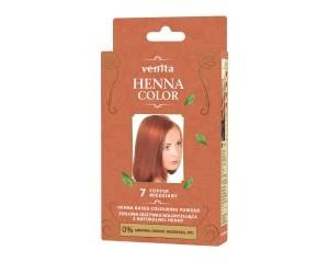 PFLANZLICHER FARBSPÜLUNG MIT NATÜRLICHEM KUPFER HENNA NR. 7