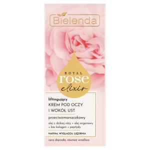 Bielenda Royal Rose Elixir Liftingujący krem pod oczy i wokół ust 15 ml