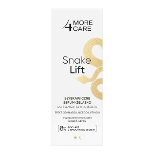 More4Care Snake Lift Instant-Serum-Eisen für Gesicht, Hals und Dekolleté, 35 ml