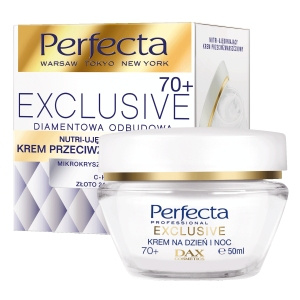 Perfecta Exclusive Diamentowa Odbudowa Multi ujędrniający krem przeciwzmarszczkowy 70+ 50ml
