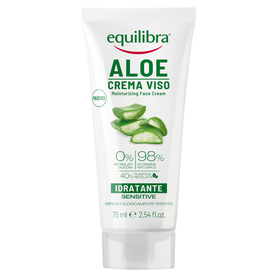 equilibra Aloe feuchtigkeitsspendende Gesichtscreme 75 ml