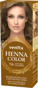 HAIR COLOURING BALM WITH HENNA EXTRACT GOLDEN BROWN NO. 114