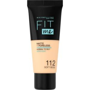 Maybelline Fit Me! Matte + Poreless Podkład Matujący 118 Nude
