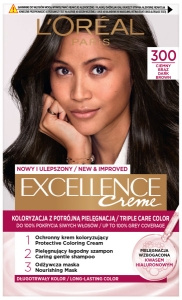 L'Oréal Paris Excellence Creme Hair Dye 300 Dark Brown