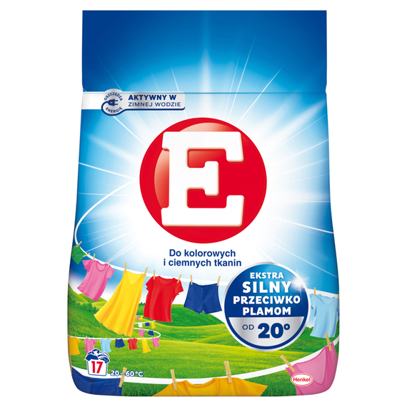 E Washing powder for colored and dark fabrics 1.02 kg (17 washes)